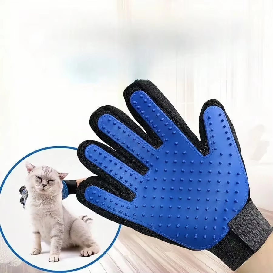 Pet Hair Glove Comb Pet Dog Cat Grooming Cleaning Glove Deshedding Hair Remover Massage Brush Animal Supplies Cat Accessoies