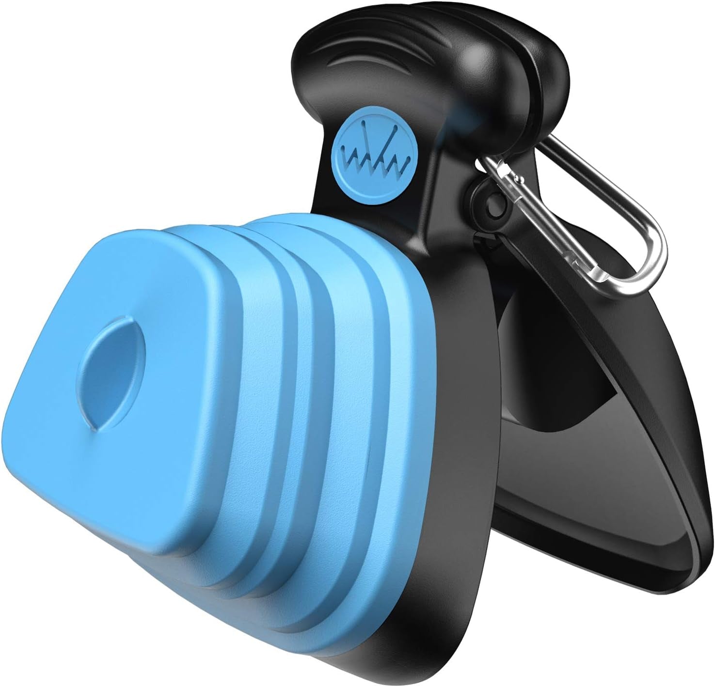 Poop Scooper, New Version Portable Dog Poop Scooper Dog Waste Cleaner, Sanitary Dog Waste Pick Up, Pet Pooper Scooper with Bag Dispenser, Blue